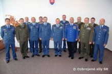 Rokovanie Vojenskej rady nelnka G OS SR v Bratislave